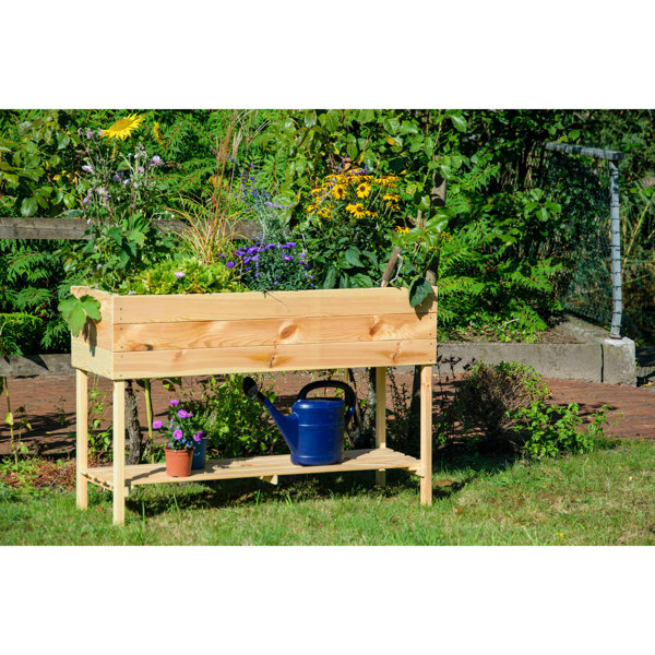 Dakota Fields Handmade Wood Raised Bed Wayfair.co.uk